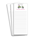 Pink Golf Cart Skinnie Notepads Image 2 of 2